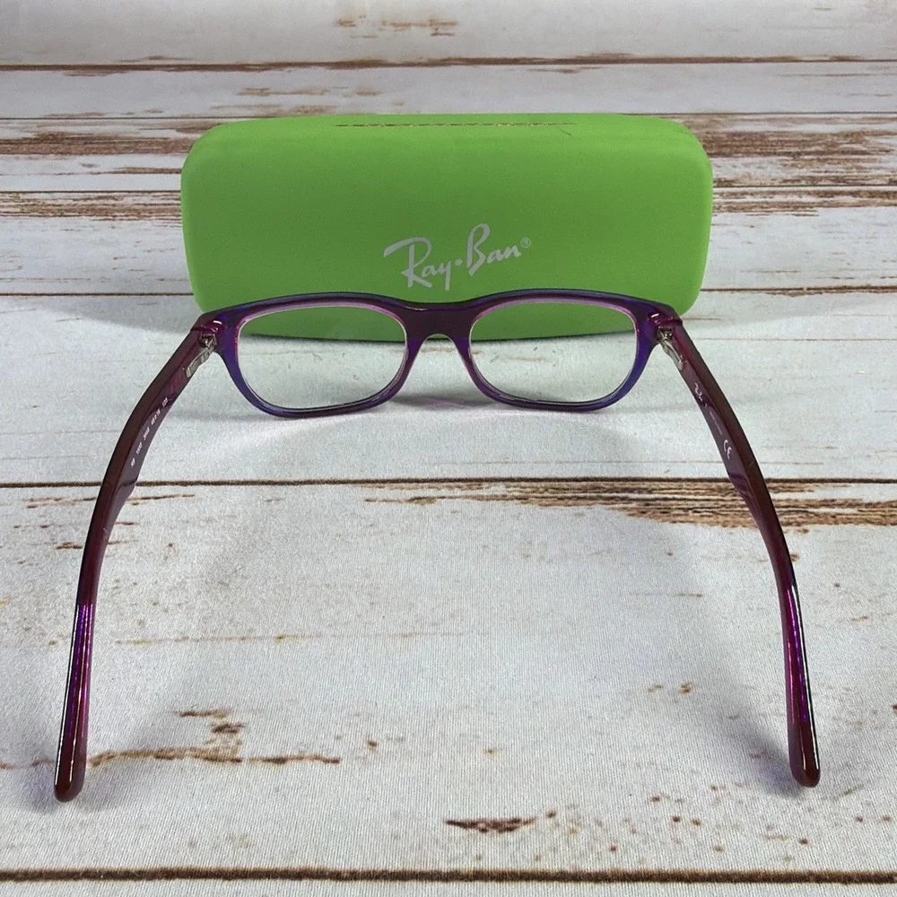 Pre-Owned Ray-Ban RB 1555 Kids Violet Glasses Replacement Frames 48mm